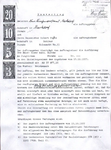 bauvertrag
